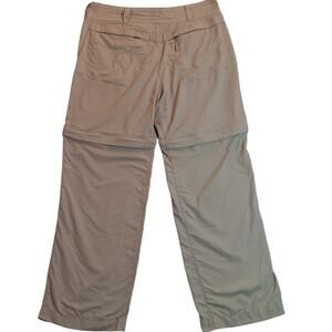 Columbia Titanium Convertible Pants Womens 12 33X29 Light Tan Packable